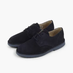 Zapatos Blucher<Pisamonas Blucher Serraje Liso Zapato De Vestir Niño