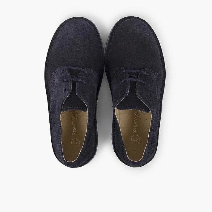 Zapatos Blucher<Pisamonas Blucher Serraje Liso Zapato De Vestir Niño