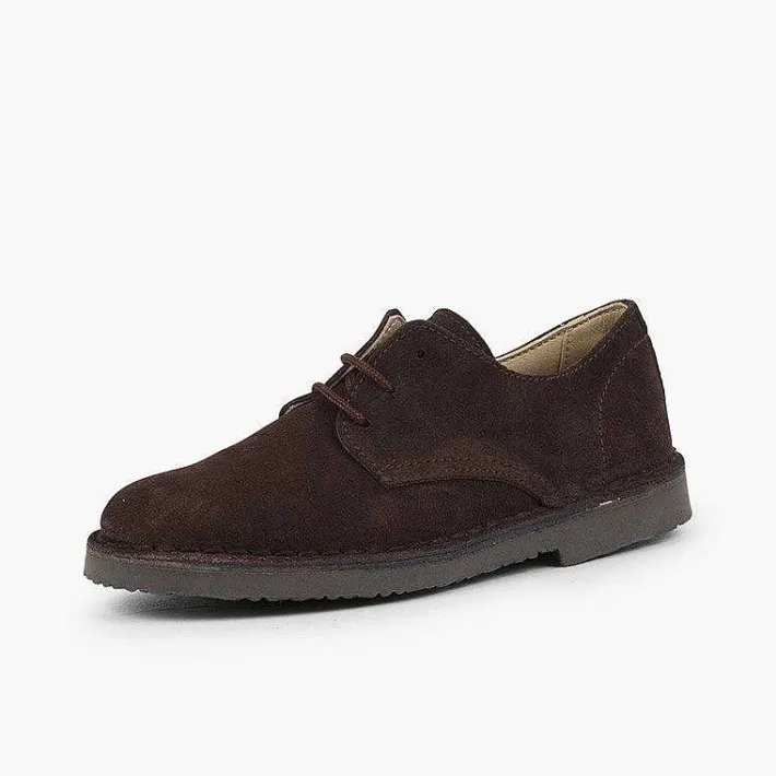 Zapatos Blucher<Pisamonas Blucher Serraje Liso Zapato De Vestir Niño