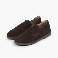 Zapatos Blucher<Pisamonas Blucher Serraje Liso Zapato De Vestir Niño