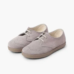 Zapatos Comunión<Pisamonas Blucher Serraje Picado Puntera