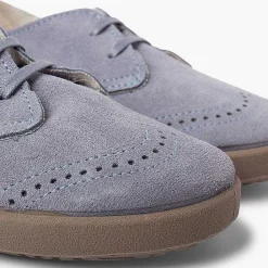 Zapatos Comunión<Pisamonas Blucher Serraje Picado Puntera