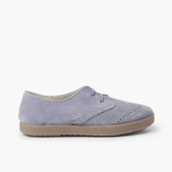 Zapatos Comunión<Pisamonas Blucher Serraje Picado Puntera