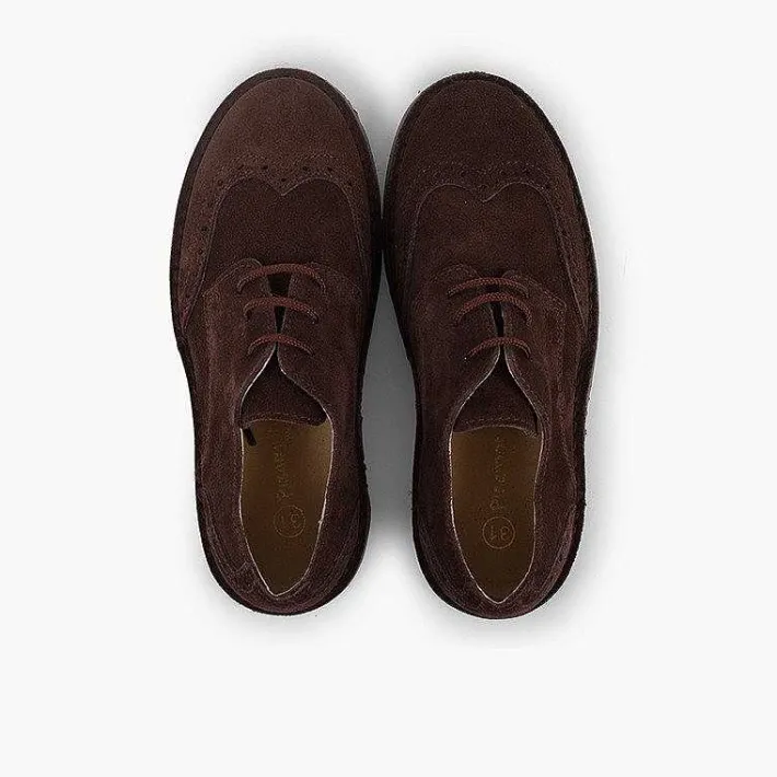 Zapatos Blucher<Pisamonas Blucher Serraje Picados Para Vestir Niño