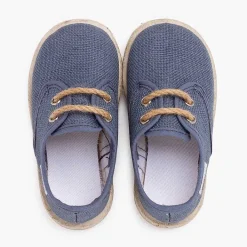 Zapatillas<Pisamonas Bluchers Lino Cordones Y Base Yute