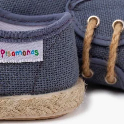 Zapatillas<Pisamonas Bluchers Lino Cordones Y Base Yute