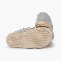 Zapatillas<Pisamonas Bluchers Lino Cordones Y Base Yute