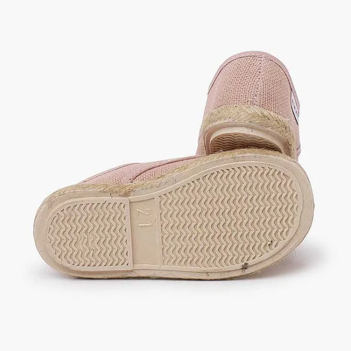 Zapatillas<Pisamonas Bluchers Lino Cordones Y Base Yute