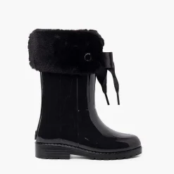 Botas De Agua<Pisamonas Bota Agua Niña Campera Cuello Pelo Suave Y Lazo
