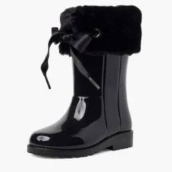 Botas De Agua<Pisamonas Bota Agua Niña Campera Cuello Pelo Suave Y Lazo
