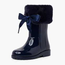 Botas De Agua<Pisamonas Bota Agua Niña Campera Cuello Pelo Suave Y Lazo