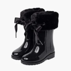 Botas De Agua<Pisamonas Bota Agua Niña Campera Cuello Pelo Suave Y Lazo