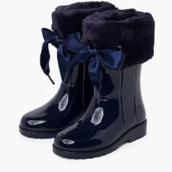 Botas De Agua<Pisamonas Bota Agua Niña Campera Cuello Pelo Suave Y Lazo