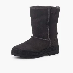 Botas<Pisamonas Bota Australiana Suela Ancha Y Borreguito