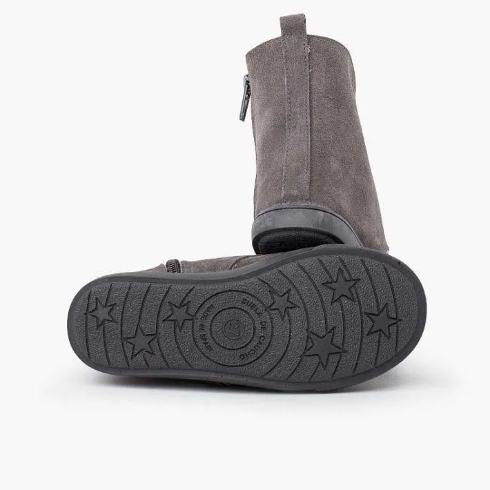 Botas<Pisamonas Bota Borrego Cordones Cremallera Lateral