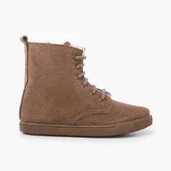 Botas<Pisamonas Bota Borrego Cordones Cremallera Lateral