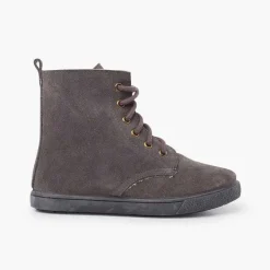 Botas<Pisamonas Bota Borrego Cordones Cremallera Lateral