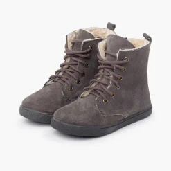 Botas<Pisamonas Bota Borrego Cordones Cremallera Lateral