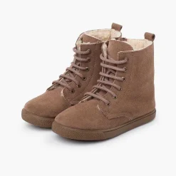 Botas<Pisamonas Bota Borrego Cordones Cremallera Lateral