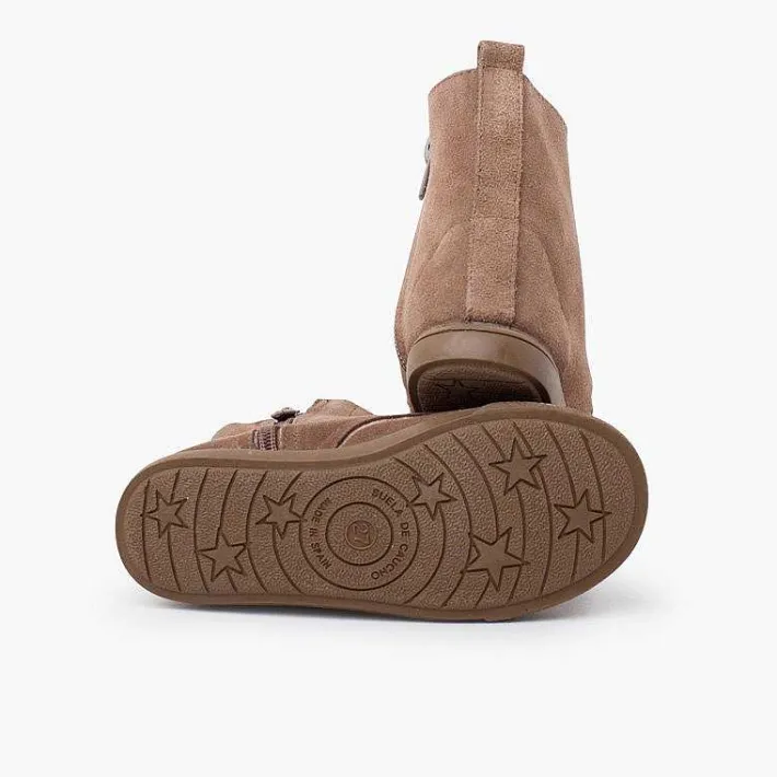Botas<Pisamonas Bota Borrego Cordones Cremallera Lateral