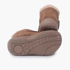 Botas<Pisamonas Bota Cuello Tipo Borreguito Y Tira Adherente