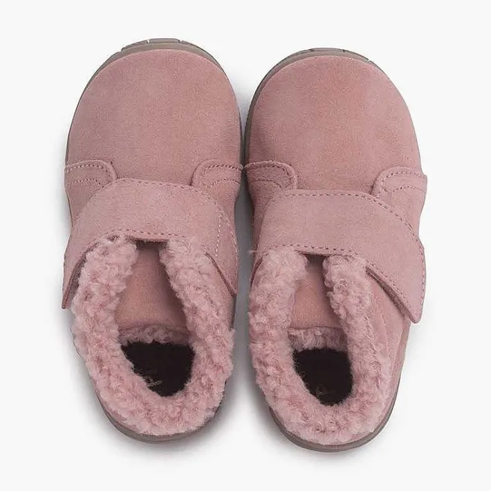 Botas<Pisamonas Bota Cuello Tipo Borreguito Y Tira Adherente