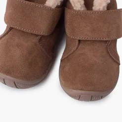 Botas<Pisamonas Bota Cuello Tipo Borreguito Y Tira Adherente