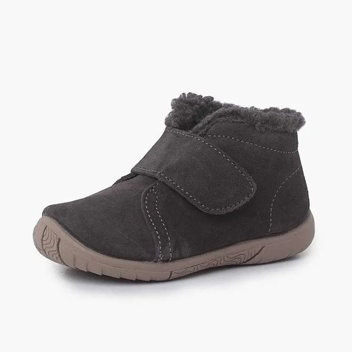 Botas<Pisamonas Bota Cuello Tipo Borreguito Y Tira Adherente