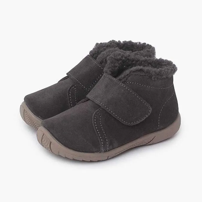 Botas<Pisamonas Bota Cuello Tipo Borreguito Y Tira Adherente