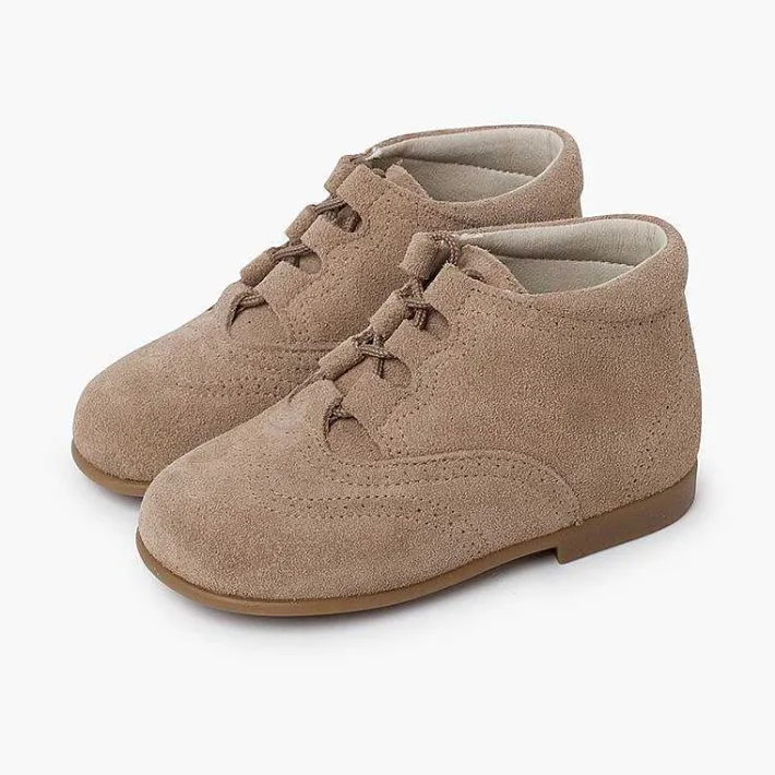 Zapatito Inglés<Pisamonas Bota Galesa / Botita Inglésa Serraje