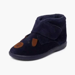 Botas<Pisamonas Bota Serraje Perrito Cierre Adherente