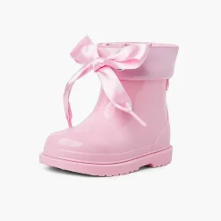 Botas De Agua<Pisamonas Botas Agua Niña Cana Baja Charol Con Lazo