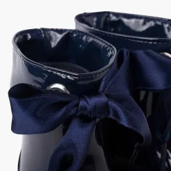 Botas De Agua<Pisamonas Botas Agua Niña Cana Baja Charol Con Lazo