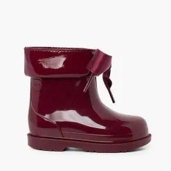 Botas De Agua<Pisamonas Botas Agua Niña Cana Baja Charol Con Lazo