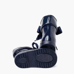 Botas De Agua<Pisamonas Botas Agua Niña Cana Baja Charol Con Lazo