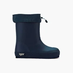 Botas De Agua<Pisamonas Botas Agua Niños Blanditas Cuello Ajustable Color Azul Marino
