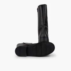 Botas<Pisamonas Botas Altas Piel Niña Y Mujer Cana Ancha