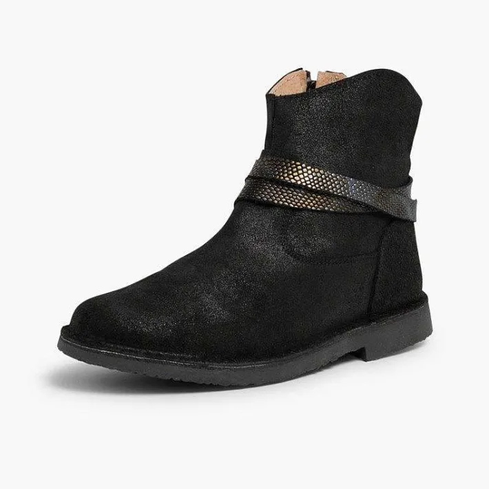 Botas<Pisamonas Botas Bajas Con Adorno Efecto Serpiente