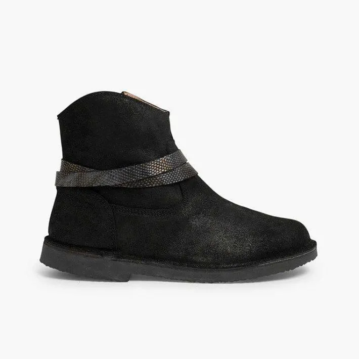 Botas<Pisamonas Botas Bajas Con Adorno Efecto Serpiente