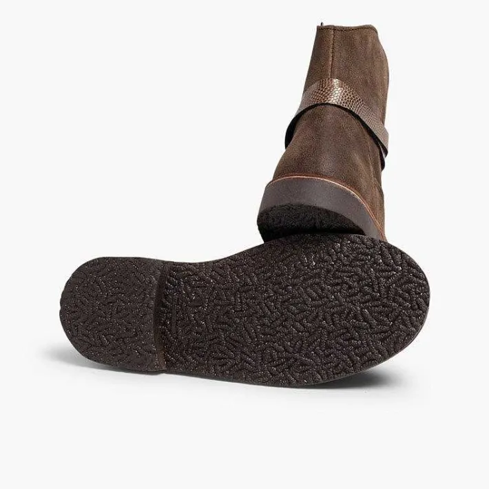Botas<Pisamonas Botas Bajas Con Adorno Efecto Serpiente