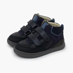 Zapatos Colegiales<Pisamonas Botas Biomecanics Doble Cierre Adherente Color Azul Marino