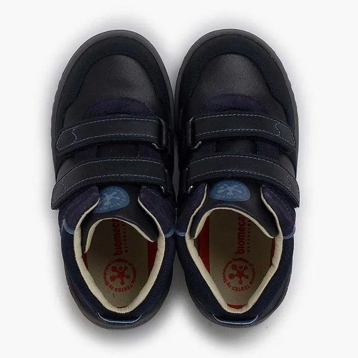 Zapatos Colegiales<Pisamonas Botas Biomecanics Doble Cierre Adherente Color Azul Marino