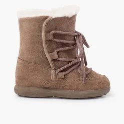 Botas<Pisamonas Botas Borrego Cana Cierre Adherente