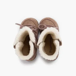 Botas<Pisamonas Botas Borrego Cana Cierre Adherente