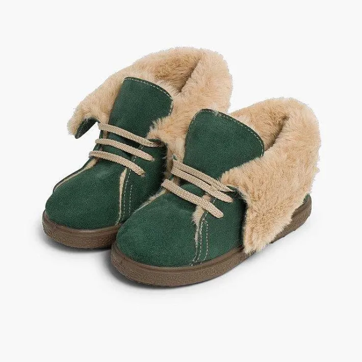 Botas<Pisamonas Botas Calentitas Cuello Vuelto Para Niños