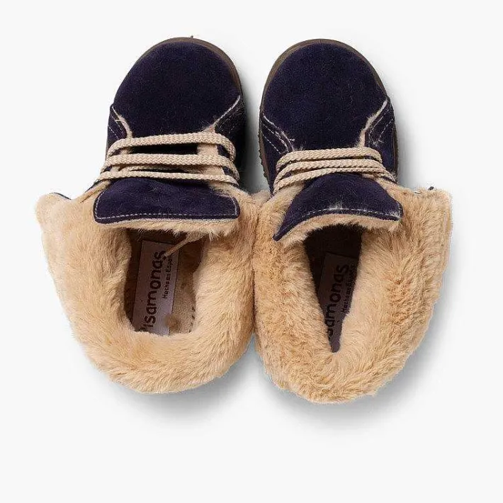 Botas<Pisamonas Botas Calentitas Cuello Vuelto Para Niños