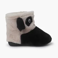 Zapatillas Casa<Pisamonas Botas Casa Panda Niños Color Blanco Y Negro