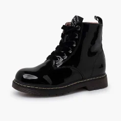 Botas<Pisamonas Botas Cordones Terciopelo Tipo Charol Garvalin
