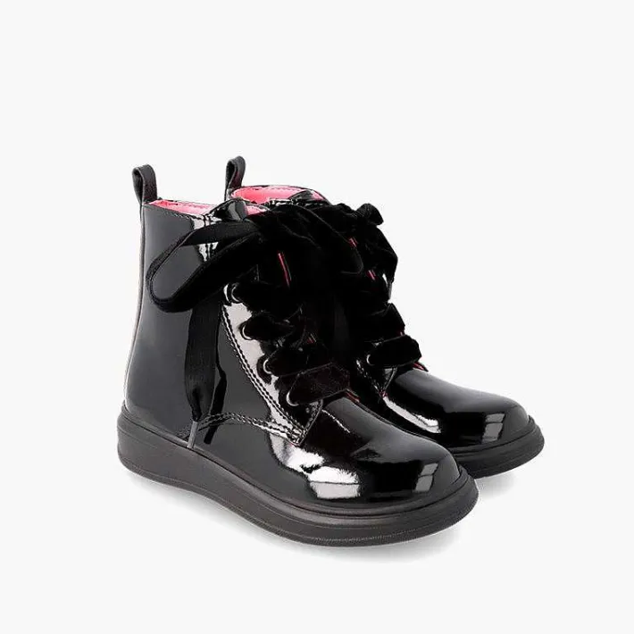 Botas<Pisamonas Botas Cremallera Acabado Charol Garvalin