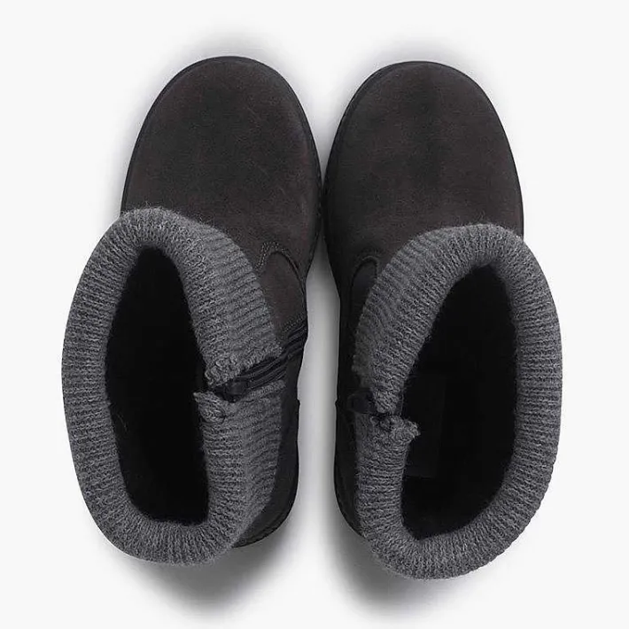 Botas<Pisamonas Botas Cuello Lana Niños Color Gris